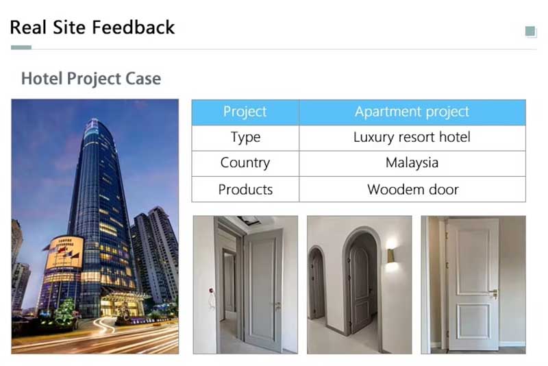 Villa Wooden Bedroom Door White